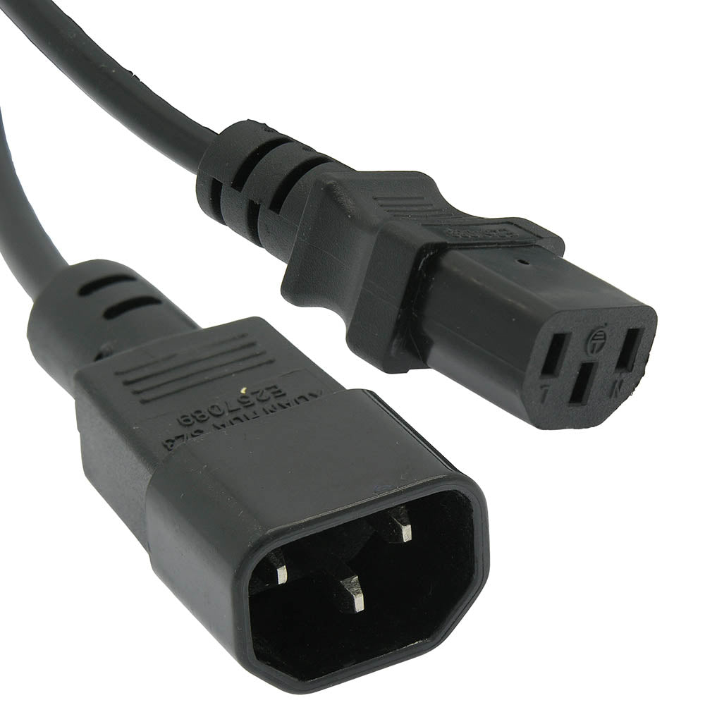 Power Extension Cord C13 to C14 SVT 18/3 Power Extension Cord C13 to C14 SVT 18/3